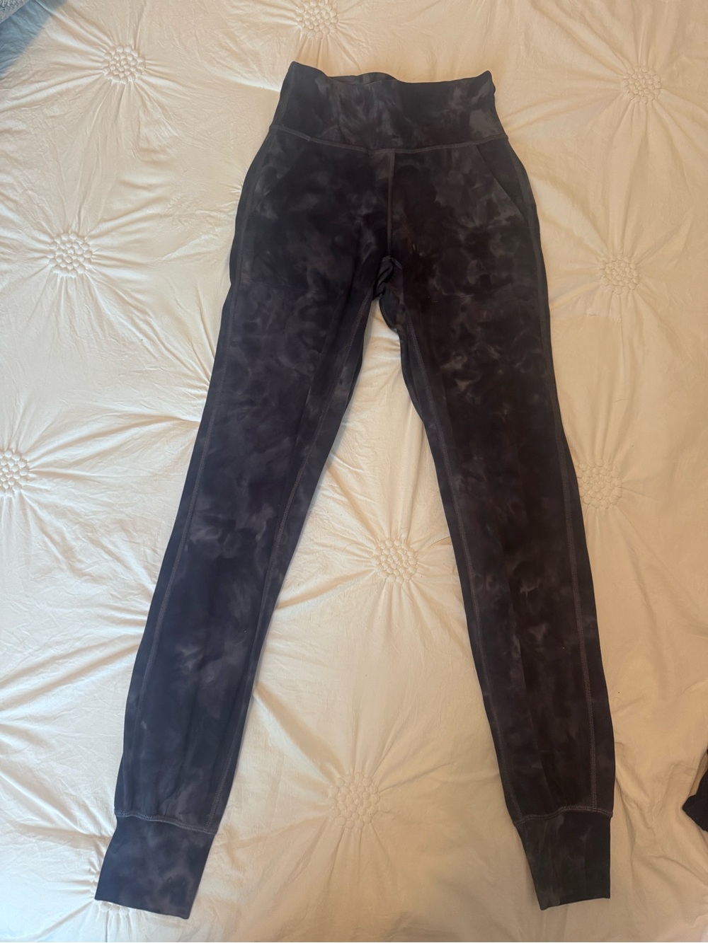 Lululemon Black Tie-Dye Joggers